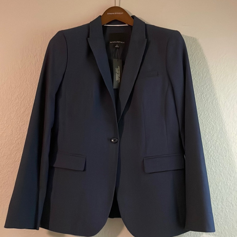 Banana Republic Blazer - Navy Size 6 NWT